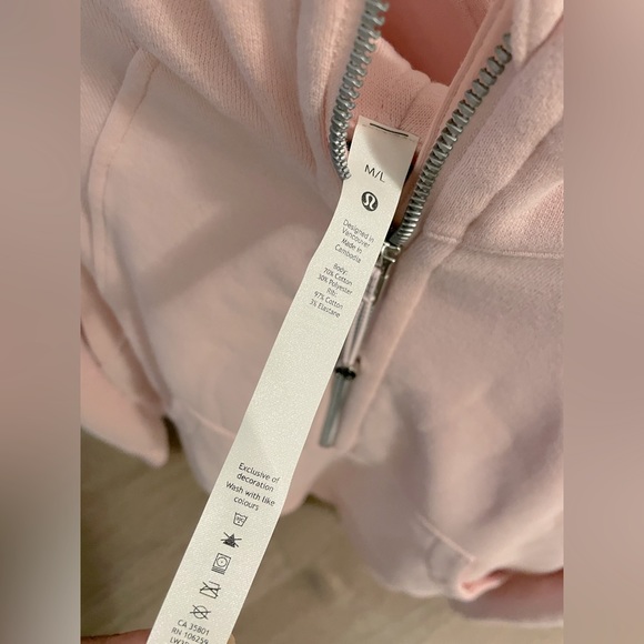 Half Zip Scuba Flush Pink M/L - Picture 2 of 3